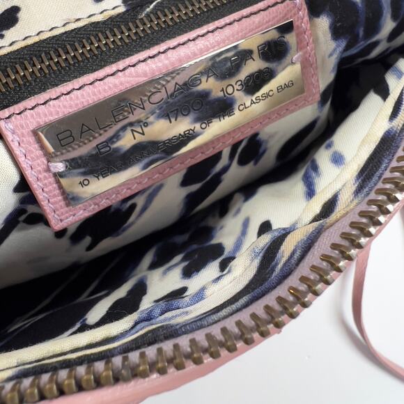 Balenciaga 10th Anniversary Pink Lizard Embossed First Bag - Picture 9 of 11